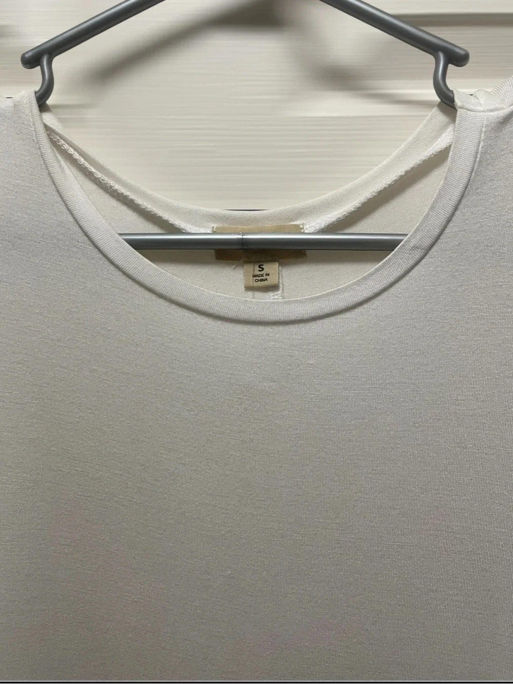 Takeout White Crewneck Swim Suit Cover-Up With Lacing Detail